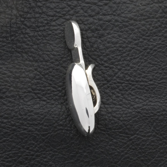 57mm Bail, magnetic enhancer, Hinged Glue-On Pendant Bail-Enhancer, Silver,  each J256S