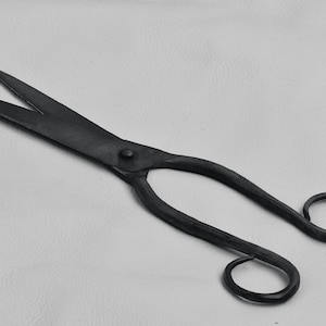 Antique Large Forged Scissors Huge Scissors for Cutting a Thick Cloth Metal  Scissors Large Vintage Scissors Primitive Scissors 