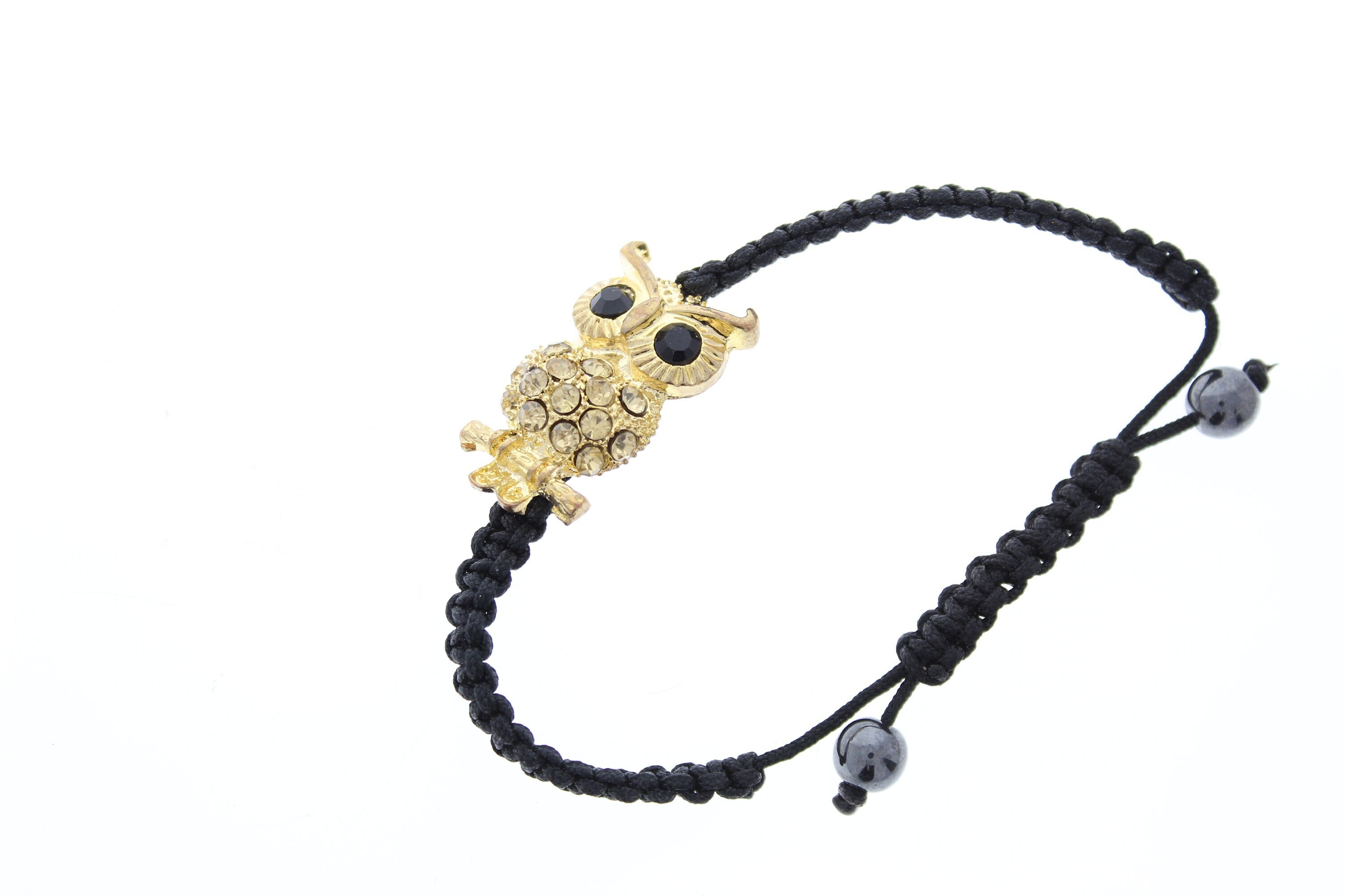 Gold owl bracelet best sale