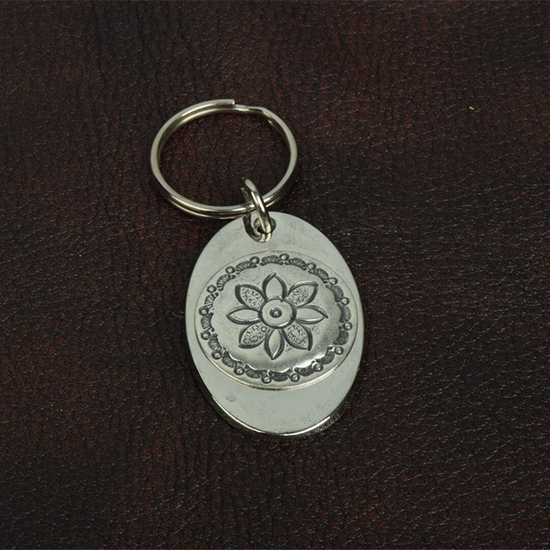 Concho Medallion Keychain, Silver, Each - Etsy Concho Medallion Keychain, Silver, Each - Etsy