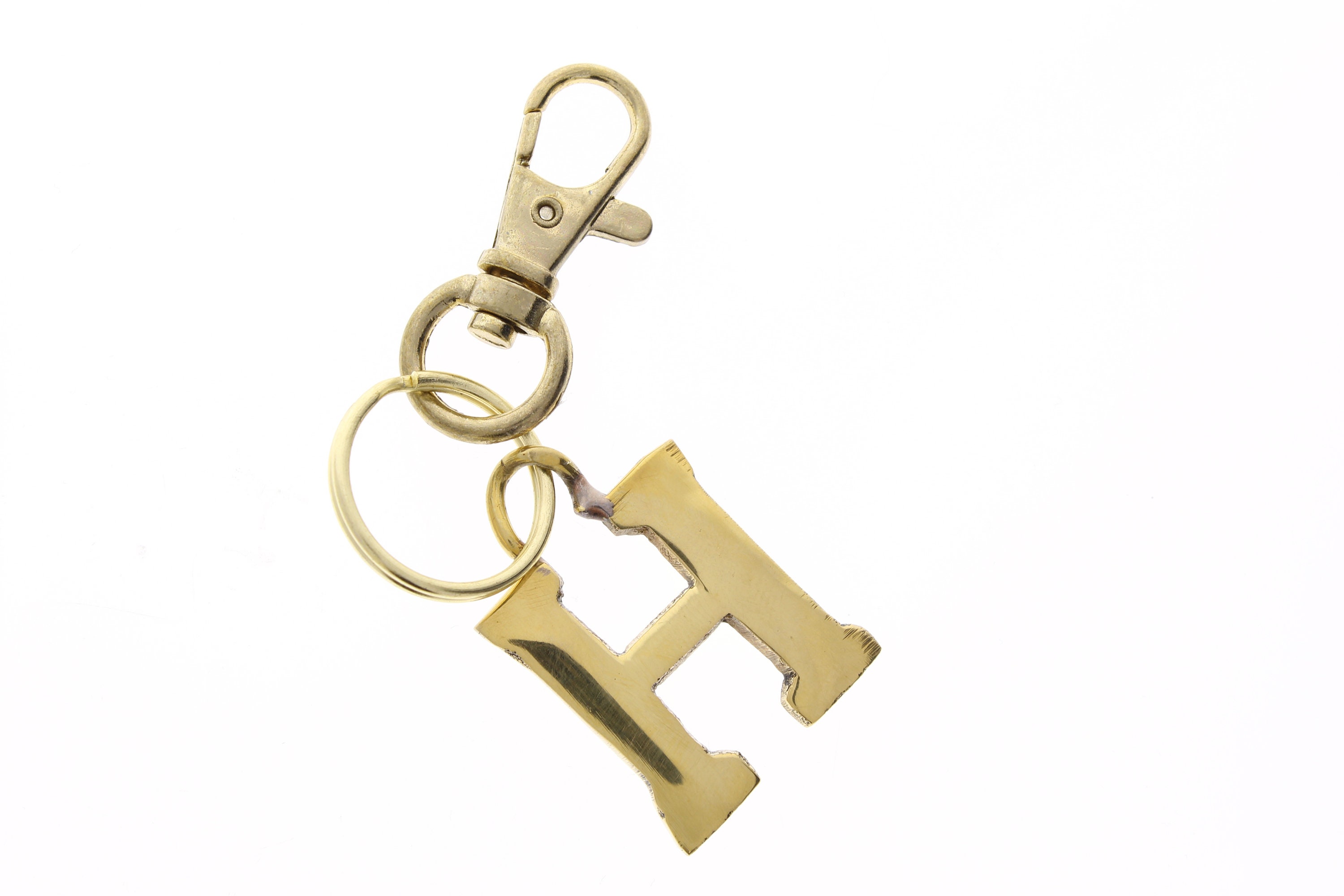 Portachiavi Lettera In Oro - Accessorio Elegante Personalizzabile Per Chiavi E Borsa - Regalo Di Classe - Foto 9