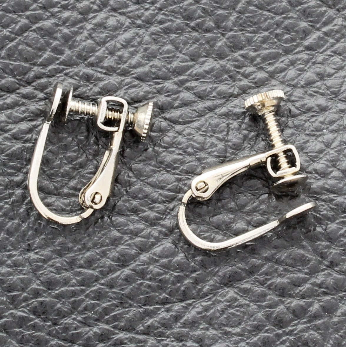 Screw Back Earring Back, Silver Plate, Sold 4 Each J190N - Etsy
