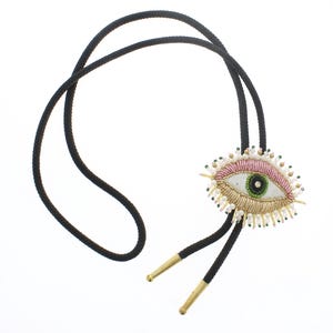 52mm x 73mm Sequin Eye Bolo Tie, made in USA, each