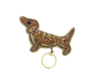 52mm x 83mm Wiener Dog Glass Keeper, made in USA, each