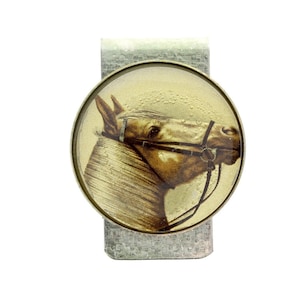 Horse Money Clip, 6 styles in Antique Gold,  made in USA, each