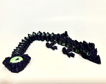 Glow in the Dark Cursed Dragon with Fidget Tail