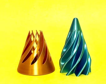 Spiral Multicolor Fidget Cone