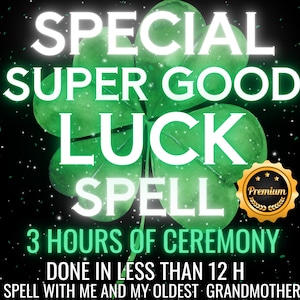 Special GOOD LUCK SPELL | Super Great Luck Spell | Infinity Luck and Opportunities Spell | Luck Attraction Ritual | Same Day Spellwork