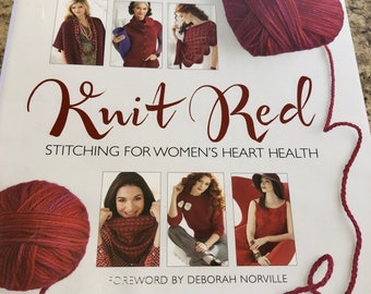 Knit Red Book, by Laura Zander, Projects in Red for Heart Health