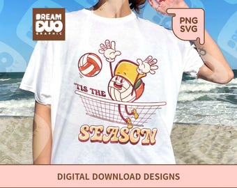 Volleyball Game Day SVG, PNG for Shirts (Digital Download)