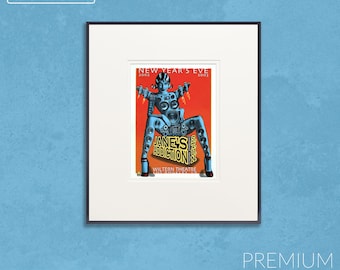 Jane's Addiction Gig Poster: Vintage Rock Konzert Kunstdruck - Silvester 2003