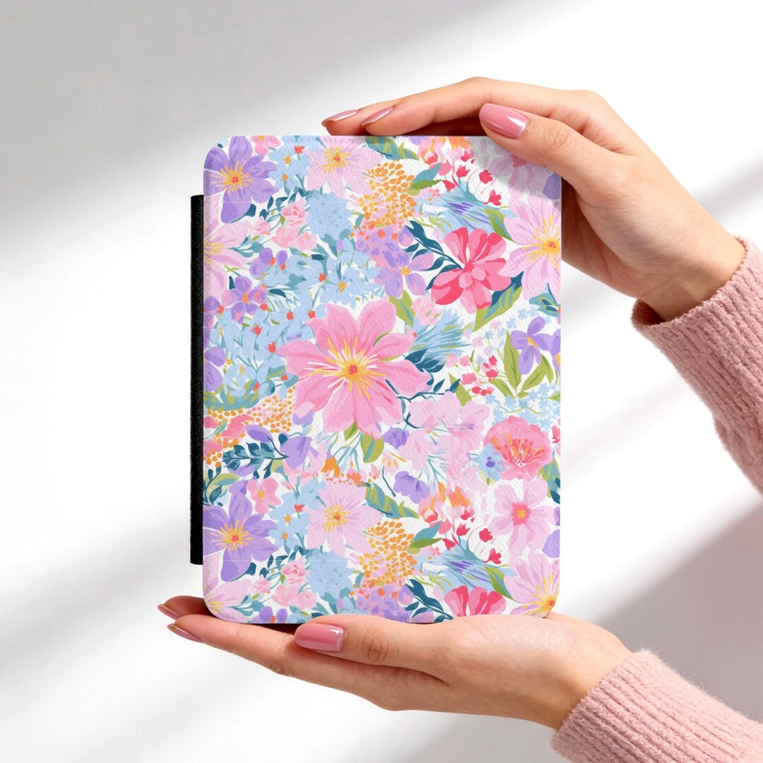 Floral Kindle Paperwhite Case | Spring Kindle Cover | Aesthetic Reader ...