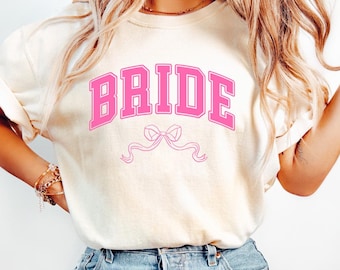 Comfort Colors Coquette Bride Shirt, Wedding Shirt, Bride To Be Shirt, Wedding Shirt, Bachelorette Shirt, Bride Gift, Bridal Shower