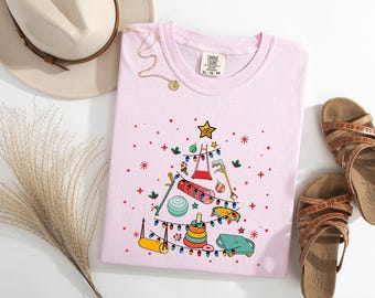 Comfort Colors Occupational Therapist Christmas Shirt, Santa's Favorite OT Shirt, Occupational Therapist Shirt, OT Therapist Shirt