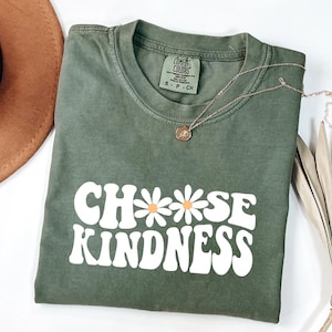 Komfortfarben, wählen Sie Freundlichkeit Lehrer Shirt, Lehrer Wertschätzung Geschenk, zurück in der Schule, be Art Schule Shirt, Grundschullehrer Shirt