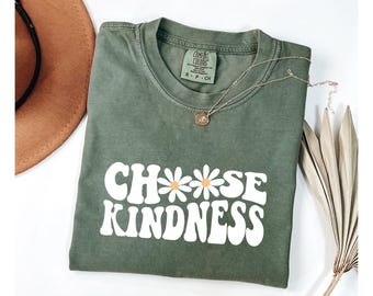 Comfort Colors, Choose Kindness Teacher Shirt, Teacher Appreciation Gift, Back To School, Be Kind School Shirt, Elementary Teacher Shirt
