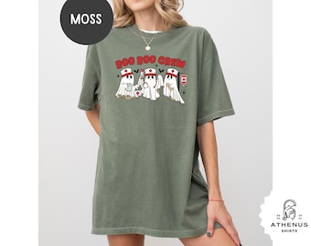 Halloween Nurse Shirt, Comfort Colors, Boo Boo Crew Shirt, Boo Shirt, Halloween Shirt, Funny Halloween Shirt, Cute Nurse, Ghost Nurse Shirt