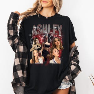 Comfort Colors Bootleg Girlfriend Shirt, Custom Bootleg Tee, Custom Photo Graphic 90s Shirts, Custom Girlfriend Tee, Insert Your Design Shir image 1