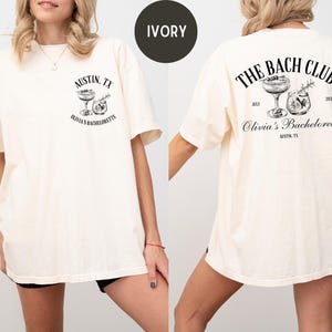 Comfort Colors Luxury Bachelorette Party Shirts, Cocktail Shirt, Bridal Party Shirt, Custom Bachelorette Shirt, Personalized Bachelorette image 1