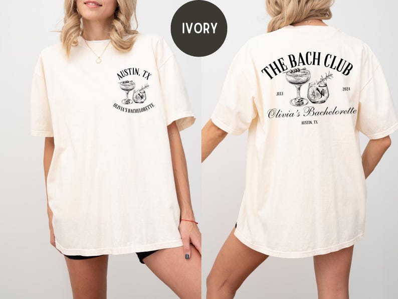 Comfort Colors Luxury Bachelorette Party Shirts, Cocktail Shirt, Bridal Party Shirt, Custom Bachelorette Shirt, Personalized Bachelorette image 1