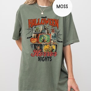 Comfort Colors Halloween Horror Nights Shirt,Halloween Shirt,Halloween Horror Movie Shirt,Halloween Party,Halloween Gift,Halloween Shirt