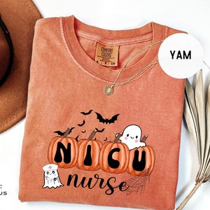 Comfort Colors® Halloween Nurse Shirt, NICU Nurse Halloween Shirt, Halloween Nurse Shirt, Neonatal ICU Nurse T-shirt, Nicu Fall Shirt