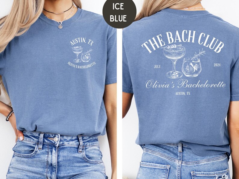 Comfort Colors Luxury Bachelorette Party Shirts, Cocktail Shirt, Bridal Party Shirt, Custom Bachelorette Shirt, Personalized Bachelorette image 4
