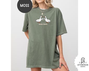 Comfort Colors® Funny Goose Shirt, Goose Bumps Shirt, Silly Goose Shirt, Funny Goose Shirt, Goose Lover Tee, Goose Graphic Tee, Meme Tshirt
