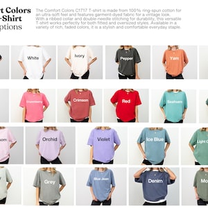 a group of women wearing different colored shirts