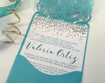 quinceanera invite etsy