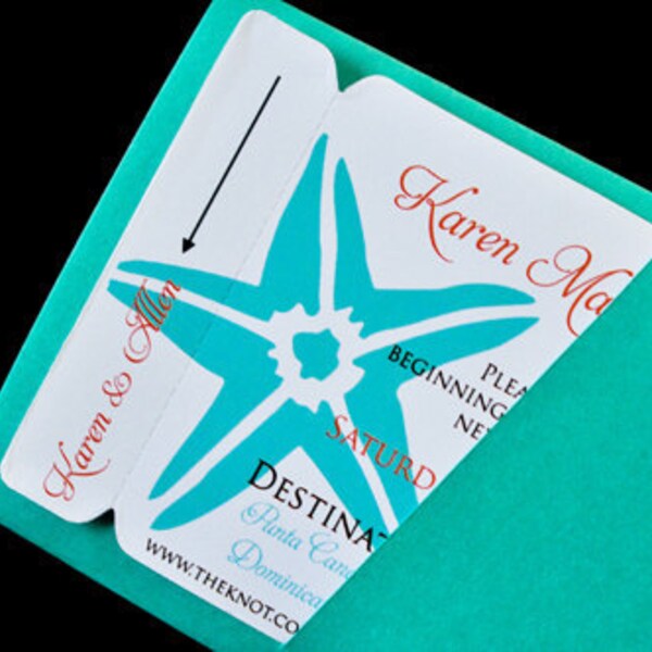 Boarding pass invitation. Destination wedding invitation. Beach wedding invitation.