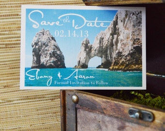 Postcard Save The Date: Cabo San Lucas Design