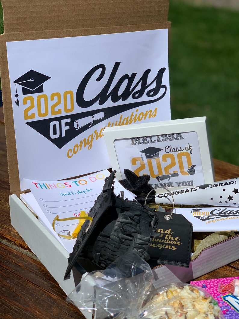 Class of 2020 celebration graduation box. Graduation gifts Etsy