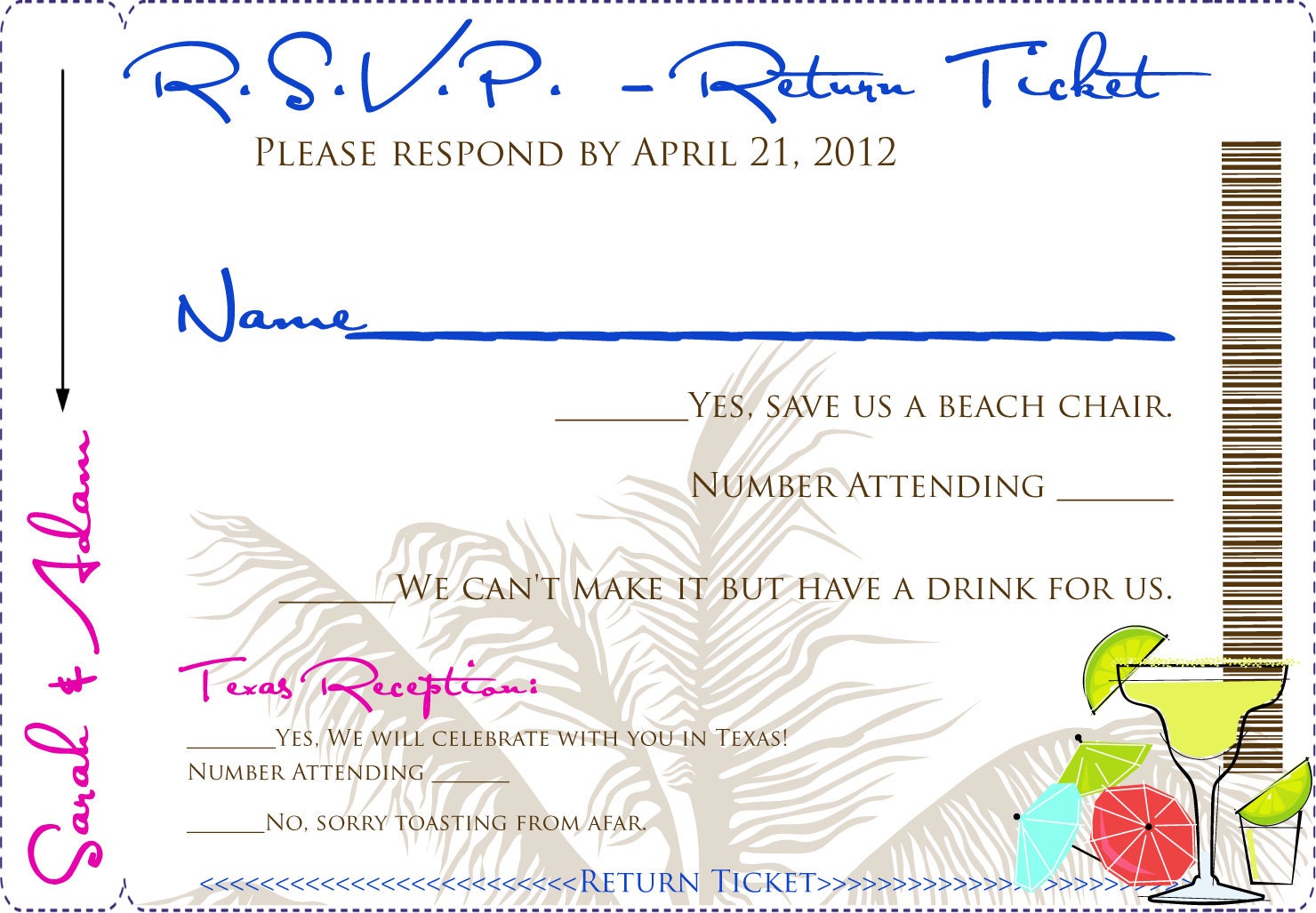 Jamaica Wedding Invitation. Jamaica Passport Invitation. Etsy