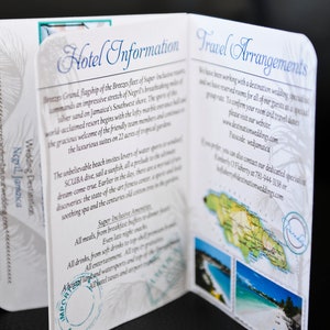 Passport Wedding. Passport Wedding Invitation, Destination Invite, Beach Wedding Invite. image 3