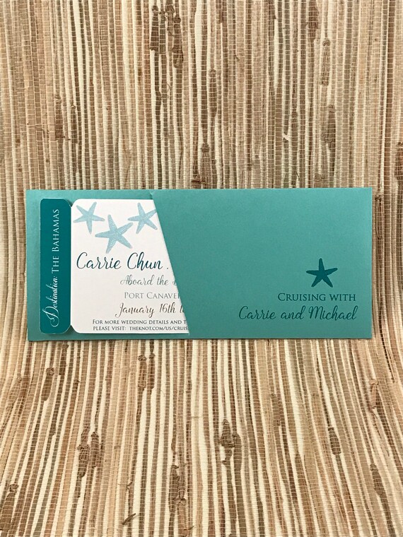 Disney Dream Wedding Invitation Disney Cruise Boarding Pass Etsy