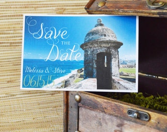 Postcard Save The Date: Puerto Rico Save the Date.  Puerto Rico Postcard