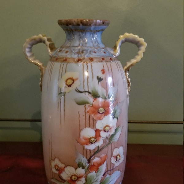 Antique Nippon Vase Etsy