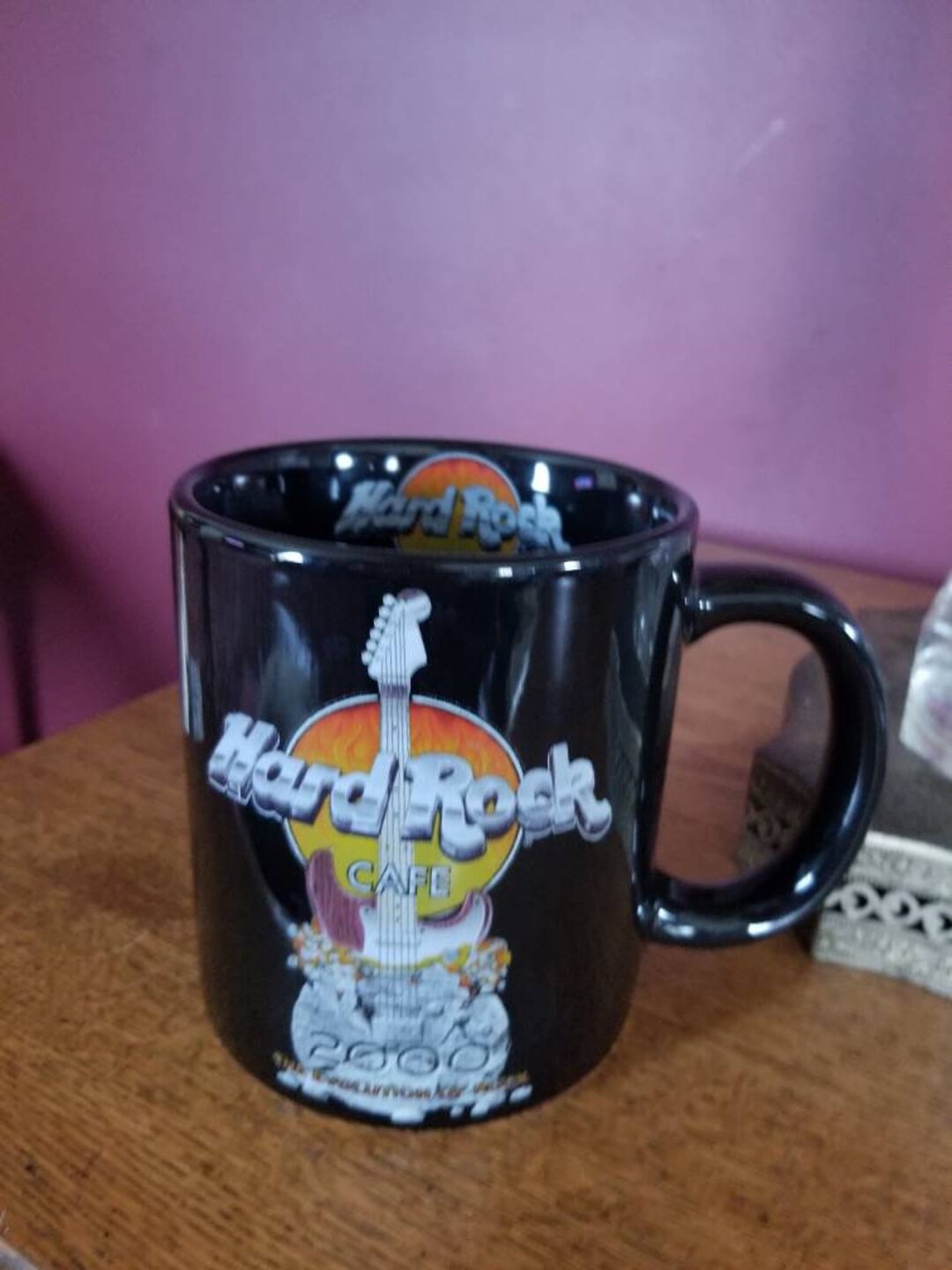 CHICAGO 2000 Hard Rock Cafe Mug Cup Collectible Evolution of Etsy