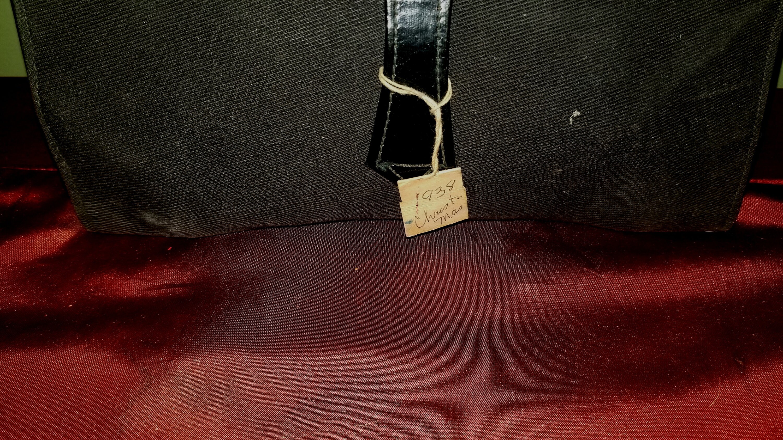 1938 JC Penneys Black Fabric Purse Clutch Wristlet Handbag Etsy.de