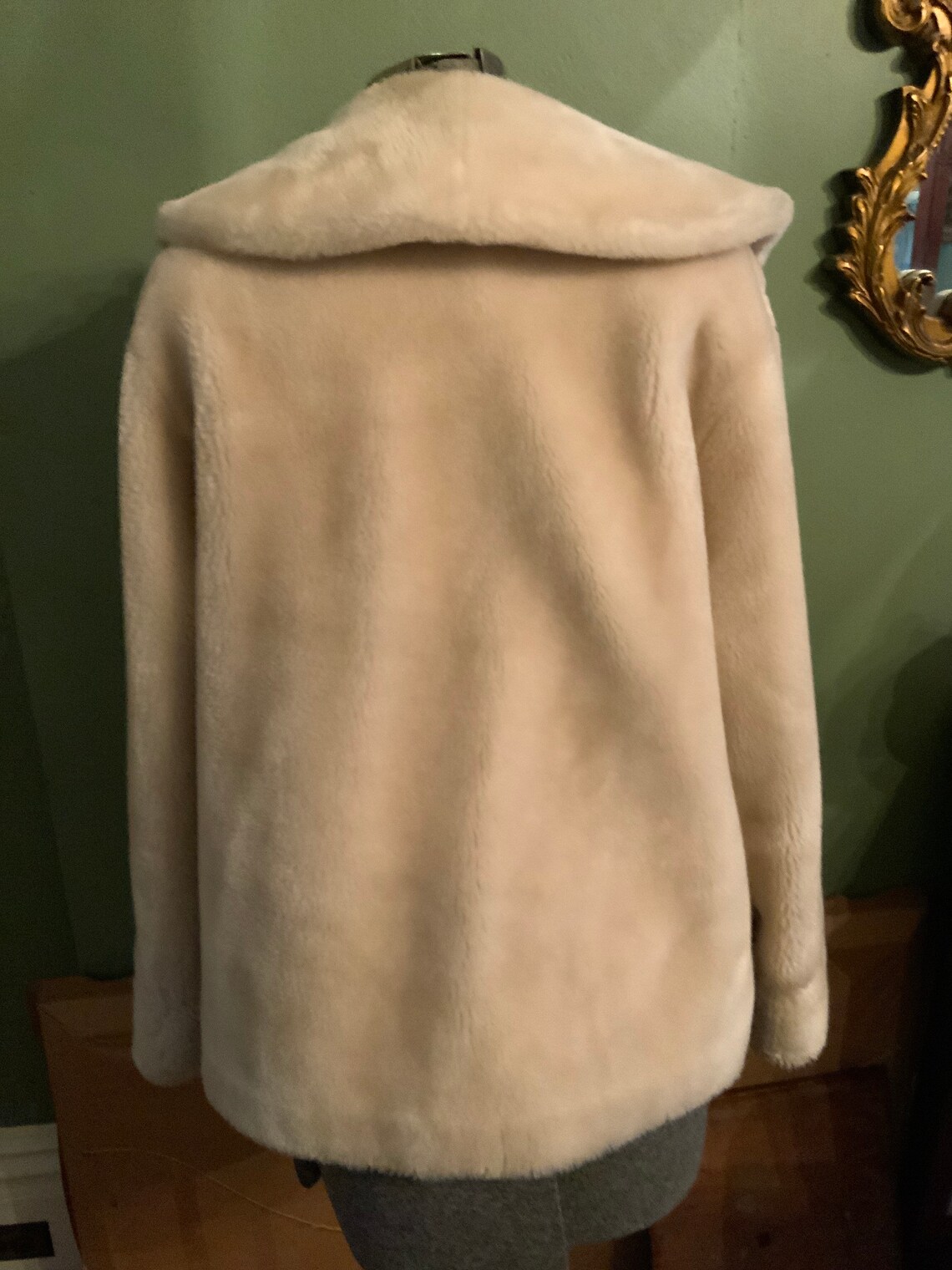 Vintage Borgana Deluxe Fur Jacket Coat Cream Colored | Etsy