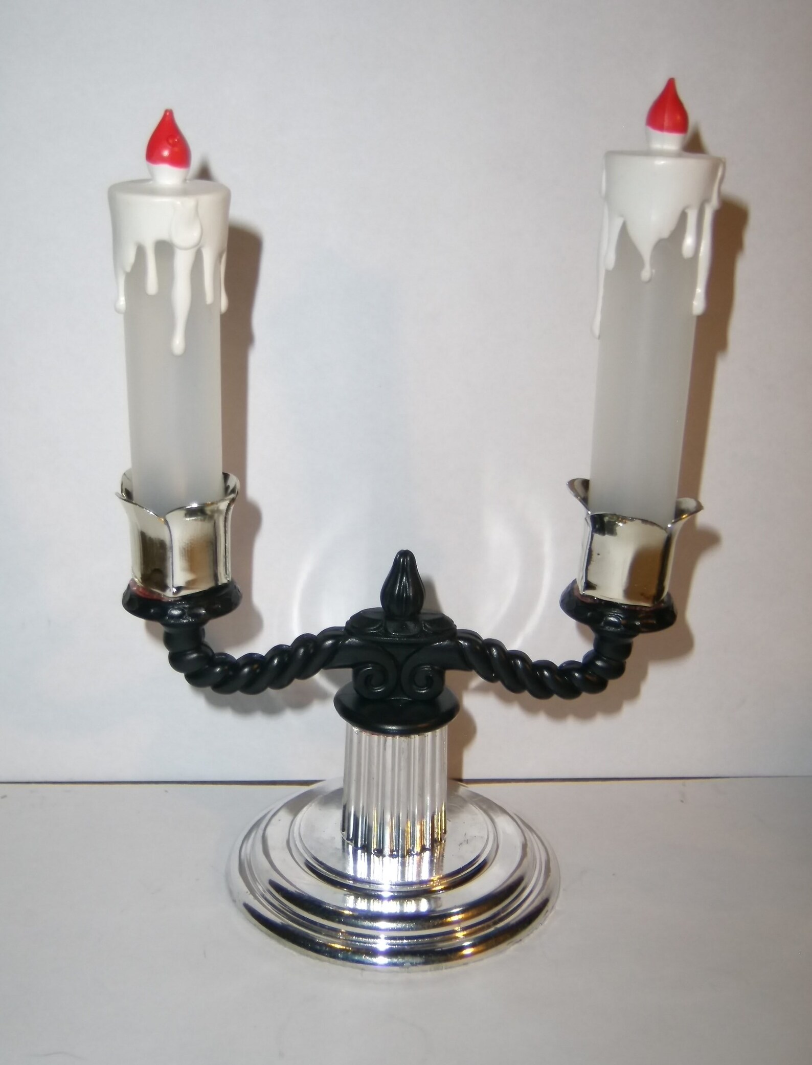 SALT & PEPPER Candelabra 1940's Shakers in Candle Holder Etsy