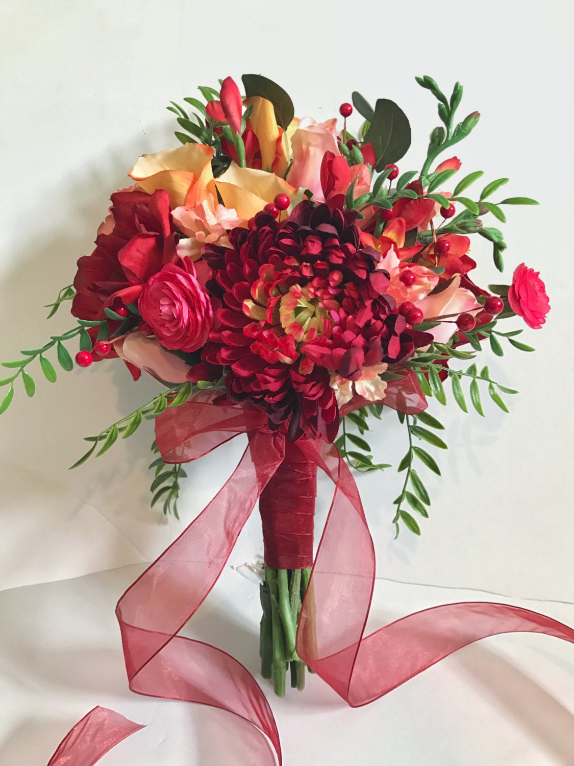 Organic Shaped Silk Bouquet