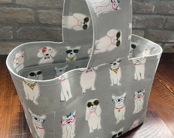 Large Knitting Project Bag
