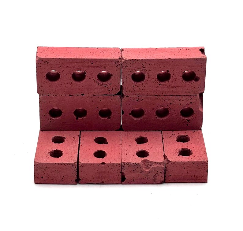 1:6 Scale Real Concrete Mini Bricks – Diorama, Dollhouse Building ...