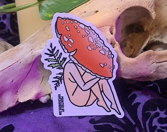 Mushroom Pinup 2 (Sticker)