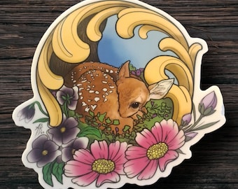 Faun in the Valley (Sticker)