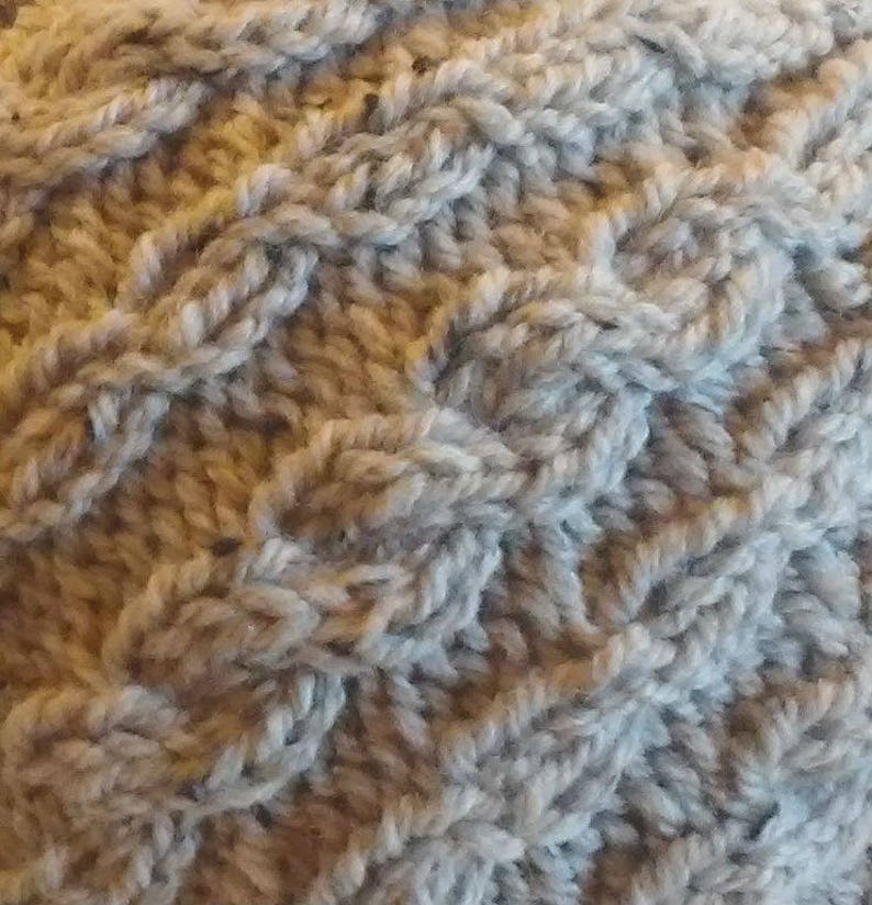 Beanies for Men Natural Beige Tweed WoolAcrylic Cable Beanie Beanies for Women. Womens Hats Beige w bits of Black Tweed Mens Hats