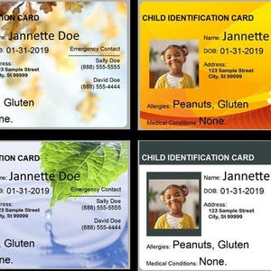 Child Identification Card