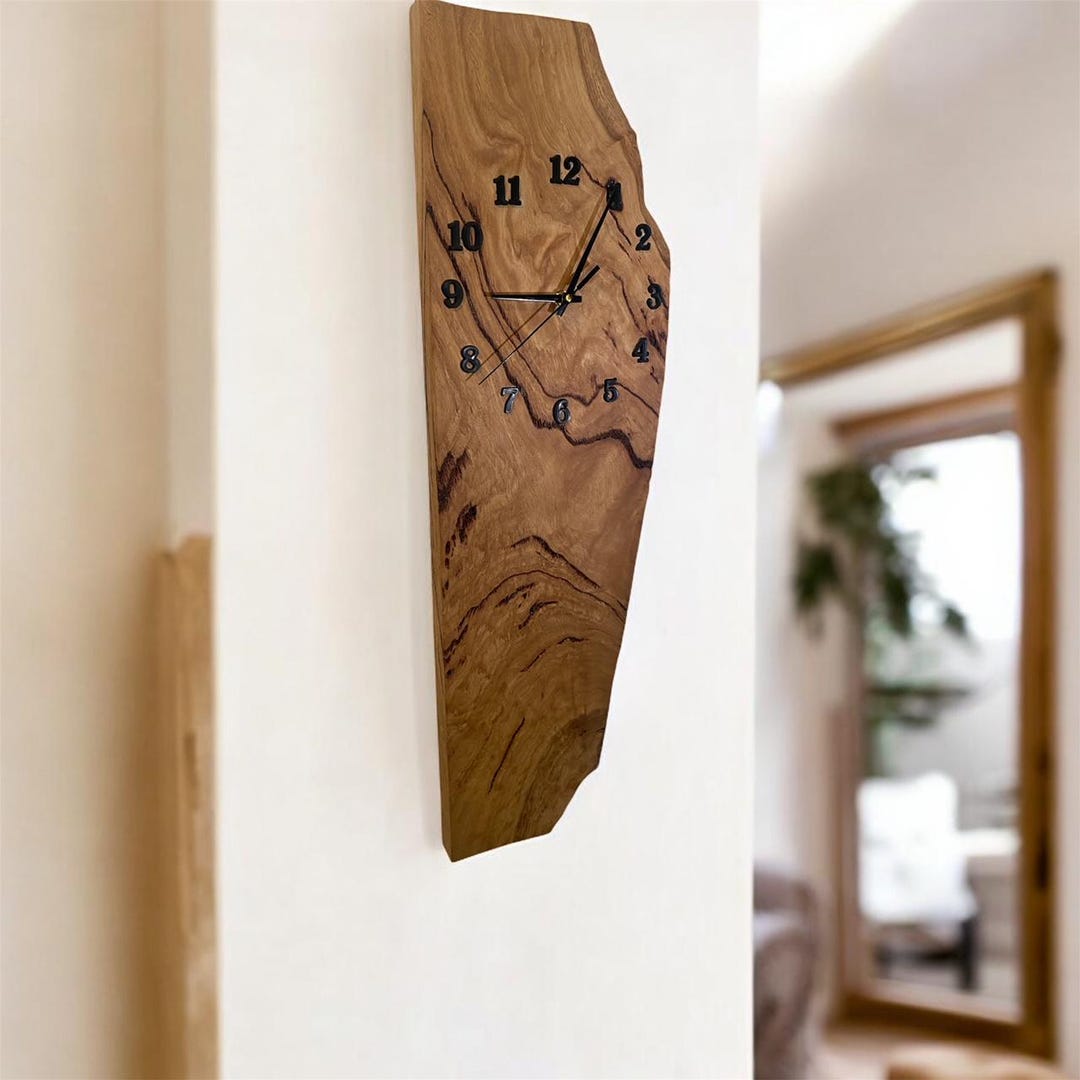 Timber Clock I Australian Blackbutt I Timber I Custom Clock I Wedding ...